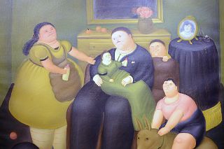 11 Los Viudos The Widowers Painting By Fernando Botero MALBA Buenos Aires